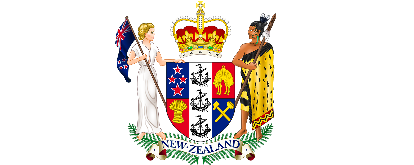 The New Zealand coat of arms