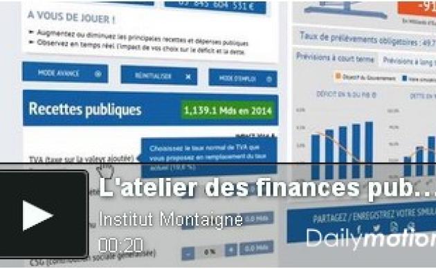 A vous de jouer sur l'Atelier des finances publiques