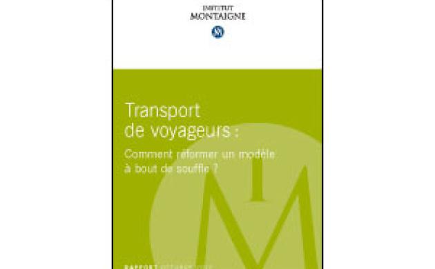 L’Institut Montaigne formule 20 propositions pour réformer le système de transports français