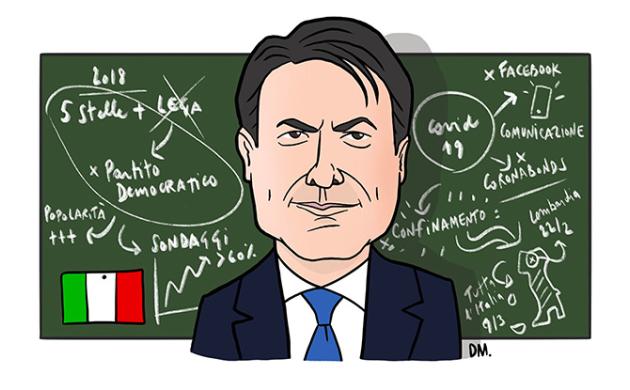 Les leaders politiques révélés par le Covid-19 : la surprise Giuseppe Conte