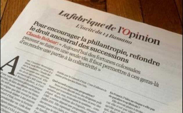 Pour encourager la philanthropie, refondre le droit ancestral des successions