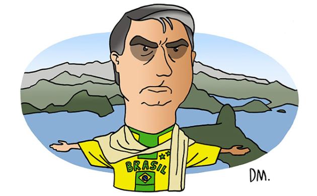 Portrait de Jair Bolsonaro - président de la République Fédérative du Brésil
