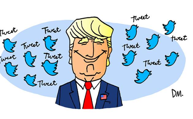 Portrait de Donald Trump - Président des Etats-Unis