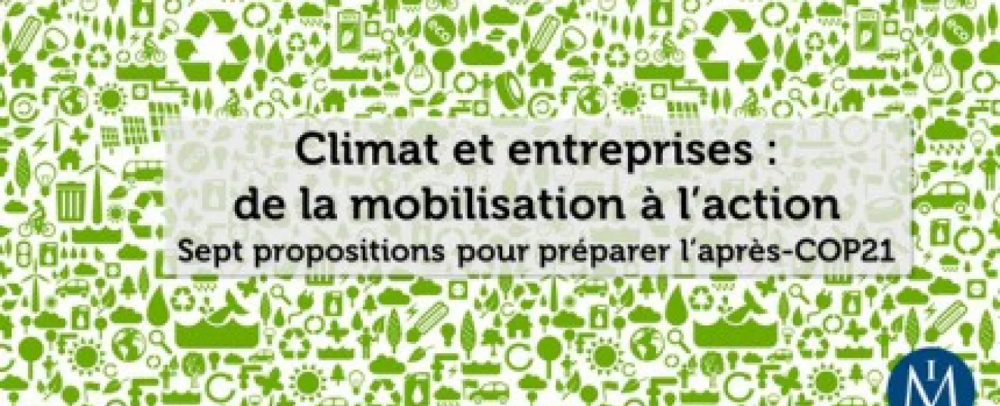 [Nouvelle étude] Sept propositions pour préparer l’après-COP21
