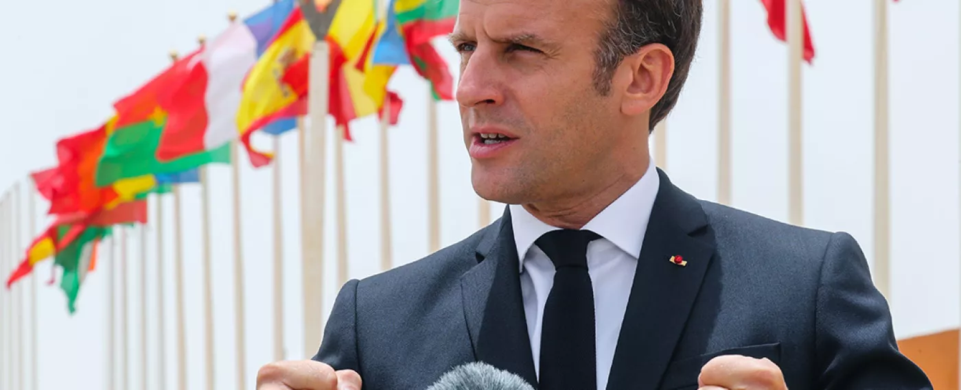 Diplomatie : Macron dans le texte