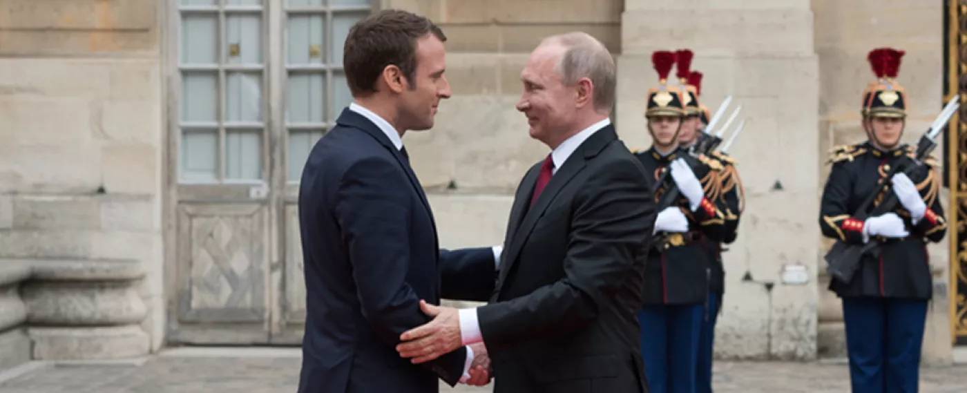 Macron-Poutine, une voie bien étroite 