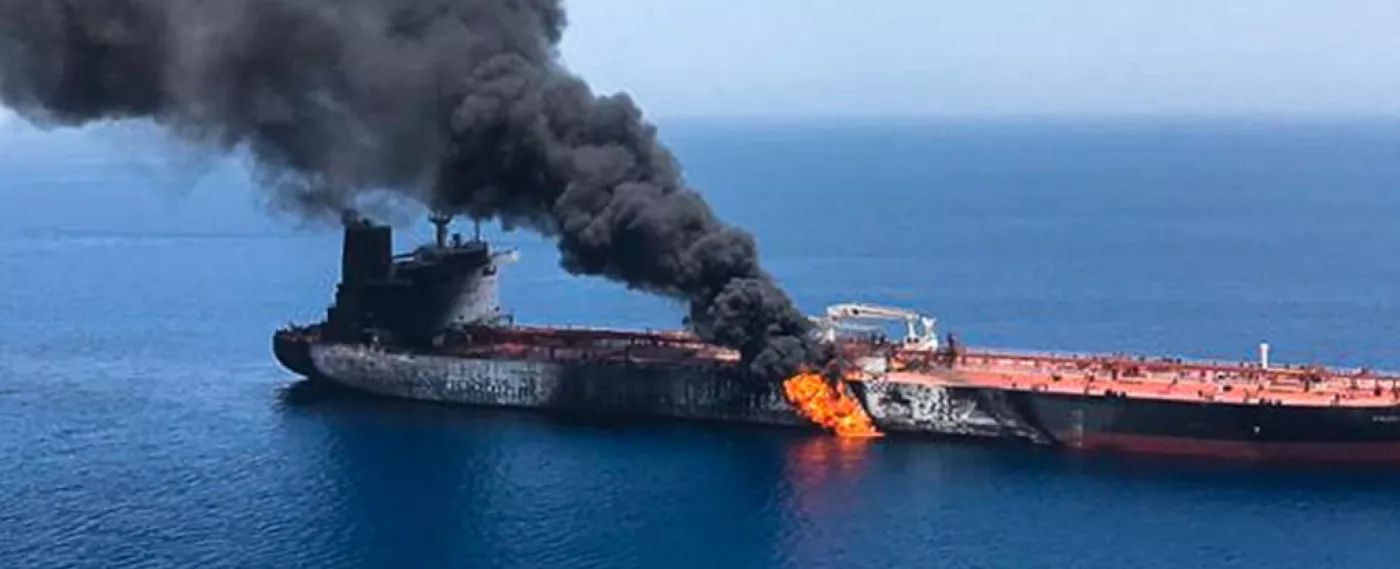 Burning Oil Tankers in the Strait of Hormuz - Has the Iran War Begun?