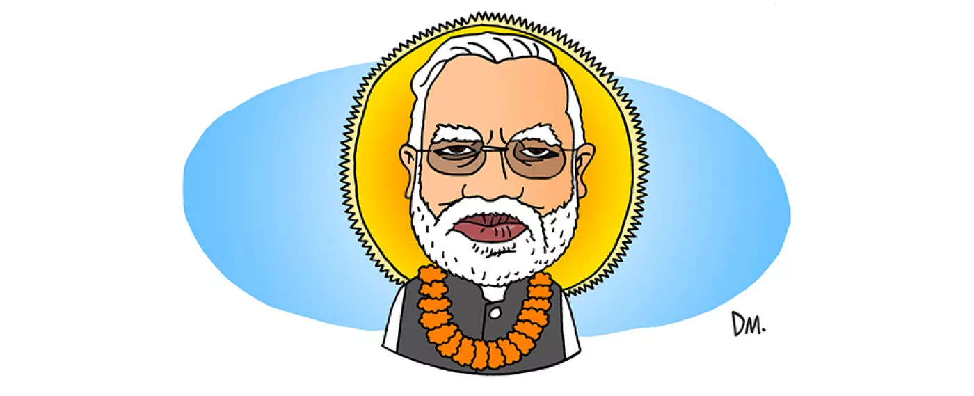 Portrait de Narendra Modi - Premier ministre de l’Inde