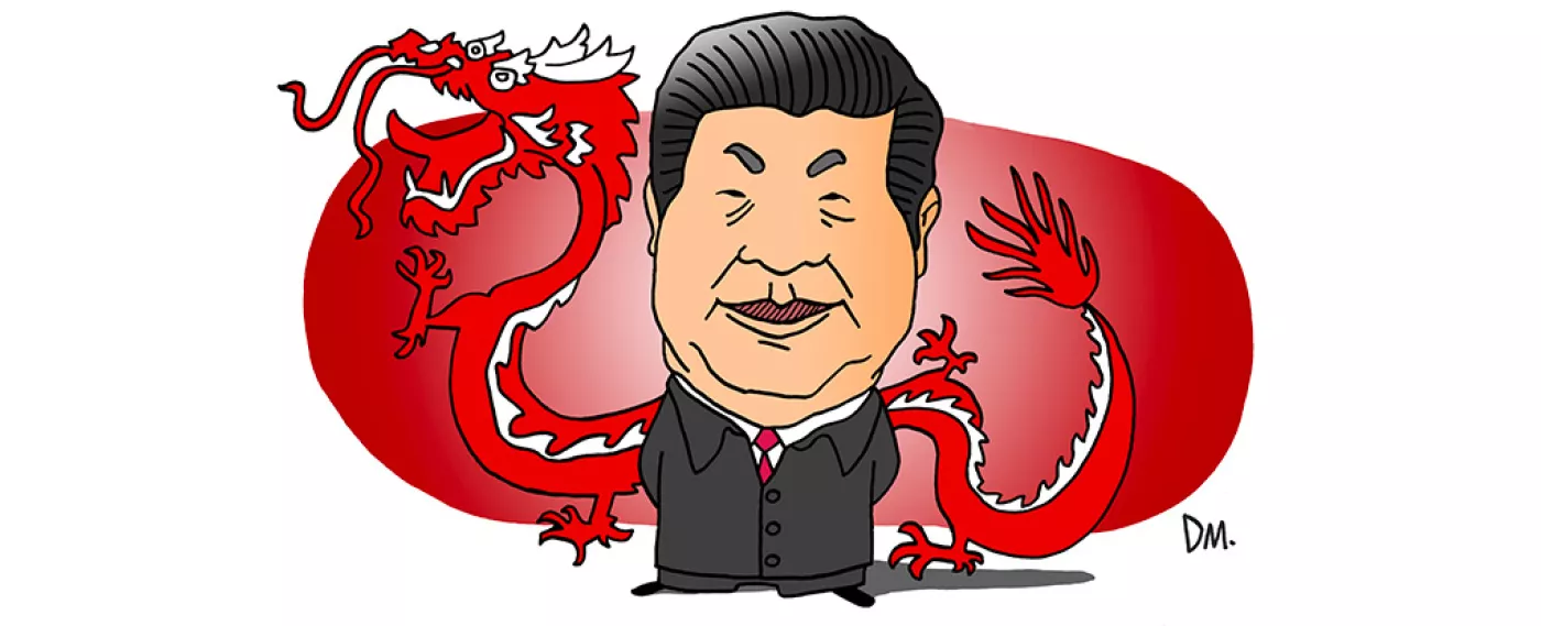 Portrait de Xi Jinping - Président de la République populaire de Chine