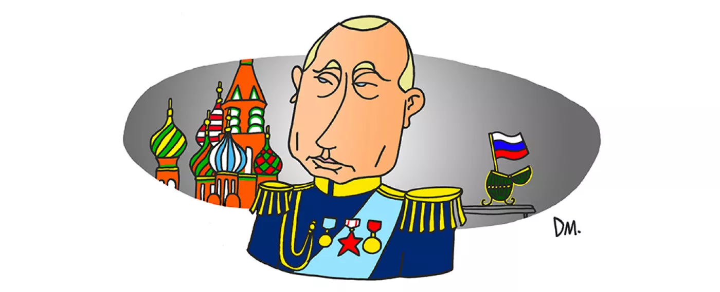Portrait de Vladimir Poutine - Président de la Fédération de Russie