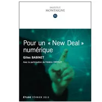 "Pour un "New Deal" numérique" : Nouvelle étude