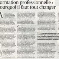 Formation professionnelle : pourquoi il faut tout changer