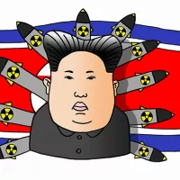 Portrait of Kim Jong-un - Supreme Leader of the Democratic People's Republic of Korea