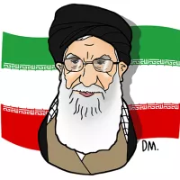 Portrait of Ali Khamenei - Supreme Leader in Iran