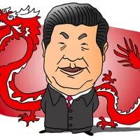 Portrait de Xi Jinping - Président de la République populaire de Chine