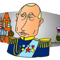 Portrait de Vladimir Poutine - Président de la Fédération de Russie