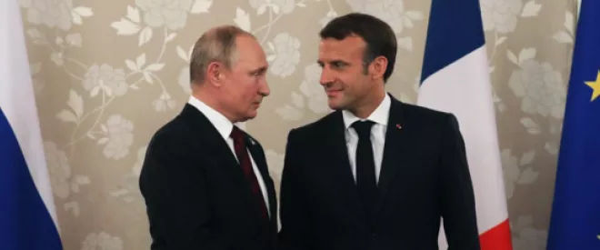 Turning the Table: Emmanuel Macron in Moscow