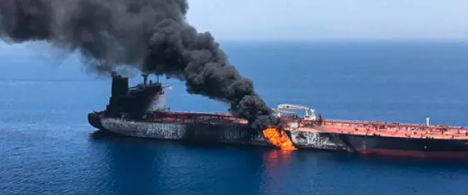 Burning Oil Tankers in the Strait of Hormuz - Has the Iran War Begun?