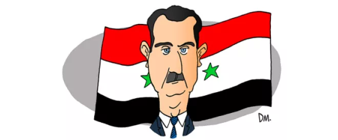 Portrait de Bachar el-Assad - Président de la République arabe syrienne