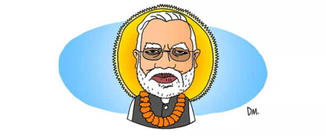 Portrait de Narendra Modi - Premier ministre de l’Inde