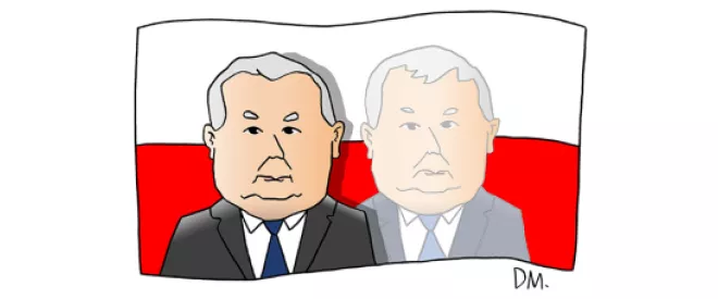 Portrait de Jarosław Kaczyński - ancien Premier ministre polonais, président du parti Droit et Justice