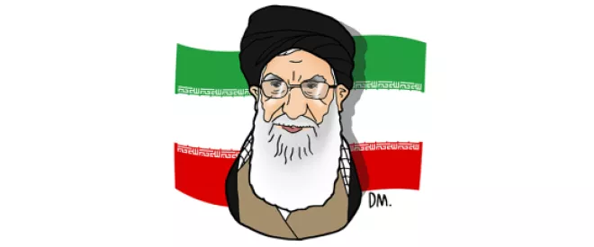 Portrait of Ali Khamenei - Supreme Leader in Iran