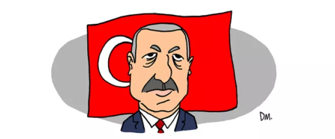 Portrait de Recep Tayyip Erdogan - Président de la République de Turquie 