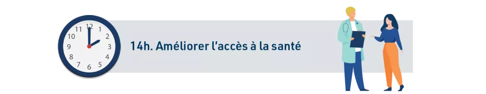 14h. Améliorer l’accès à la santé