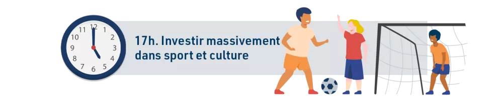17h. Investir massivement dans sport et culture 
