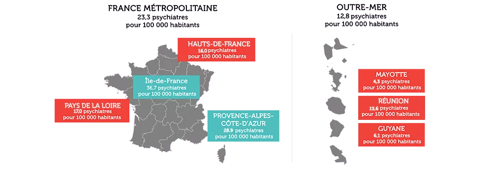 psychiatrie une offre de soins très inégale sur le territoire