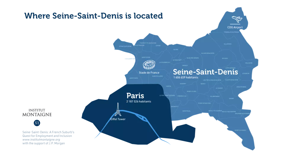 Seine-Saint-Denis: A French Suburb's Quest for Employment and Inclusion - Map - Where Is SSD Located ?