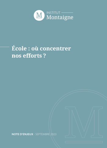 <p><strong>École : où concentrer nos efforts ?</strong></p>
