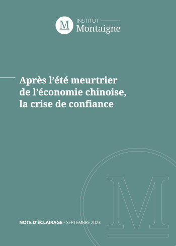 <p>Après l’été meurtrier de l’économie chinoise, la crise de confiance</p>
