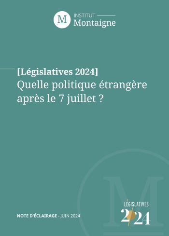 <p><strong>[Législatives 2024]</strong><br />
Quelle politique étrangère après le 7 juillet ?</p>
