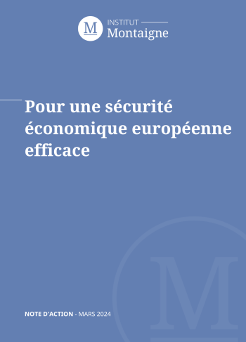 <p><strong>Pour une sécurité </strong><strong>économique européenne </strong><strong>efficace</strong></p>
